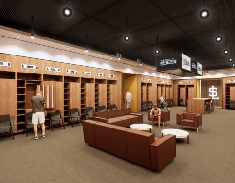 Home Locker Room Salt Lake Bees